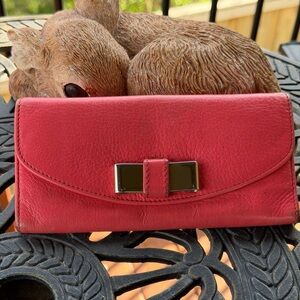 Authentic Chloe Snap Wallet w/Gold Hardware